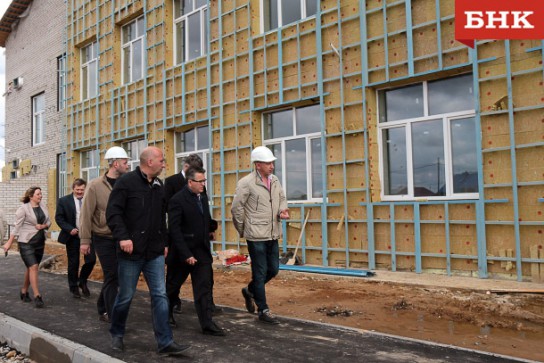 В селе Летке подходит к завершающей стадии строительство школы на 400 мест