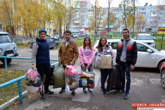 Акция «Поделись теплом» в Усинске становится традицией