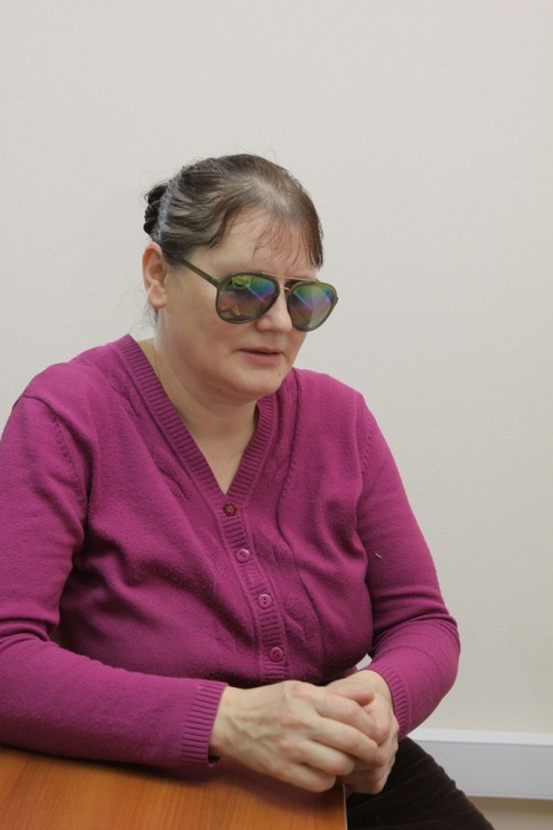 Наталья Овсянникова проводит занятия по кулинарии вслепую
