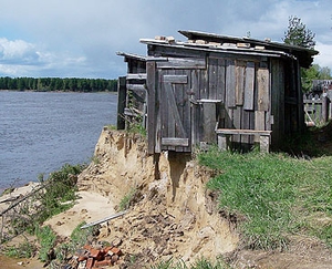 Подтыбок уходит под воду