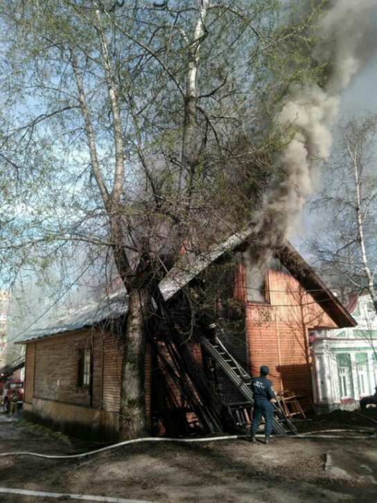 В Сыктывкаре подожгли «Изьва керку»