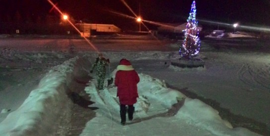 Жители Пармы приглашают усинцев покататься на горке